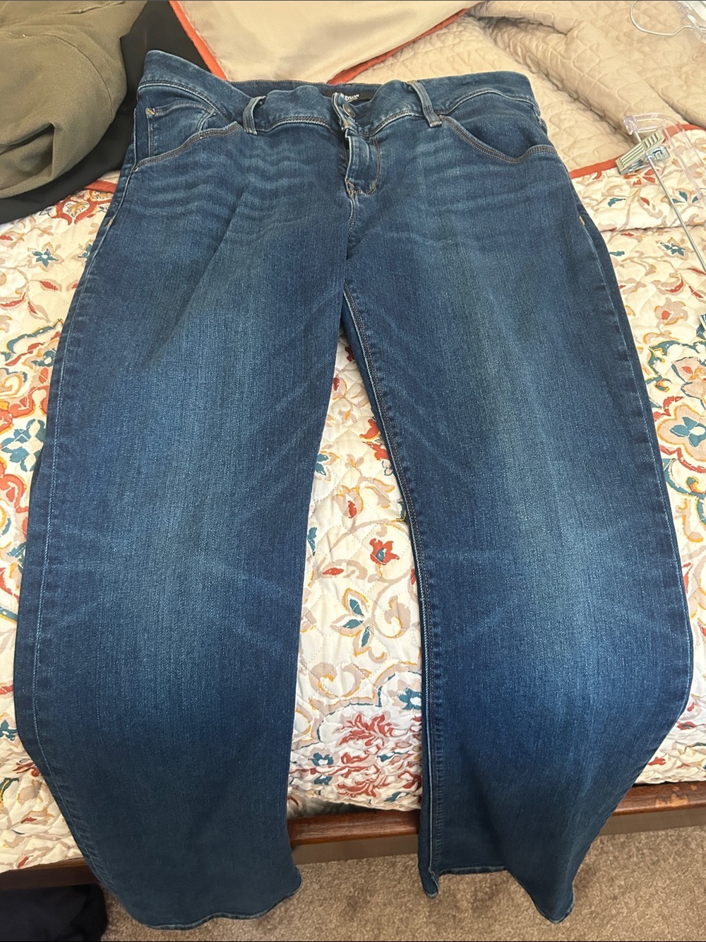 Hudson Jeans Straight Leg Dark Blue Wash